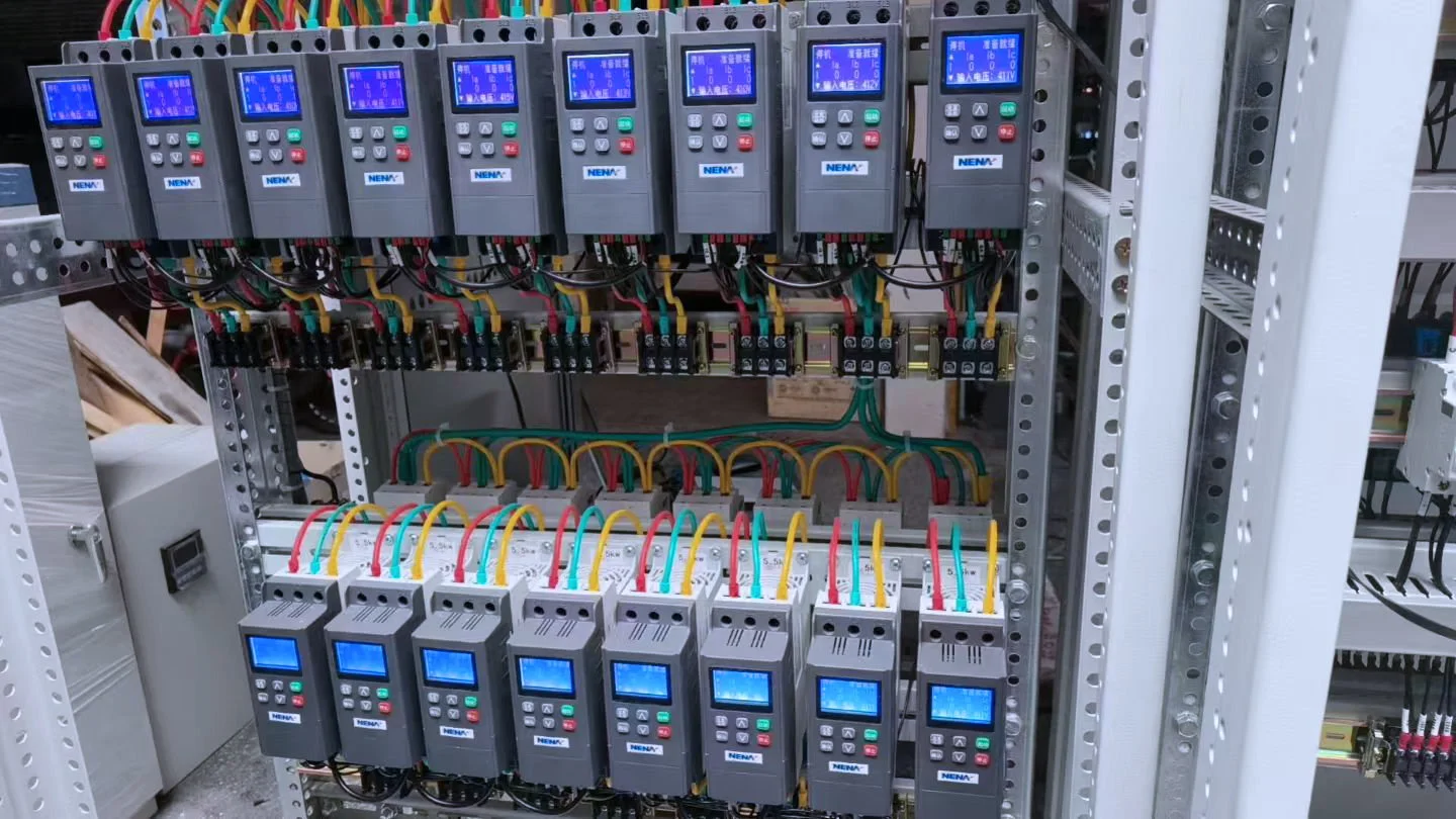 NENA control cabinet integration and wiring