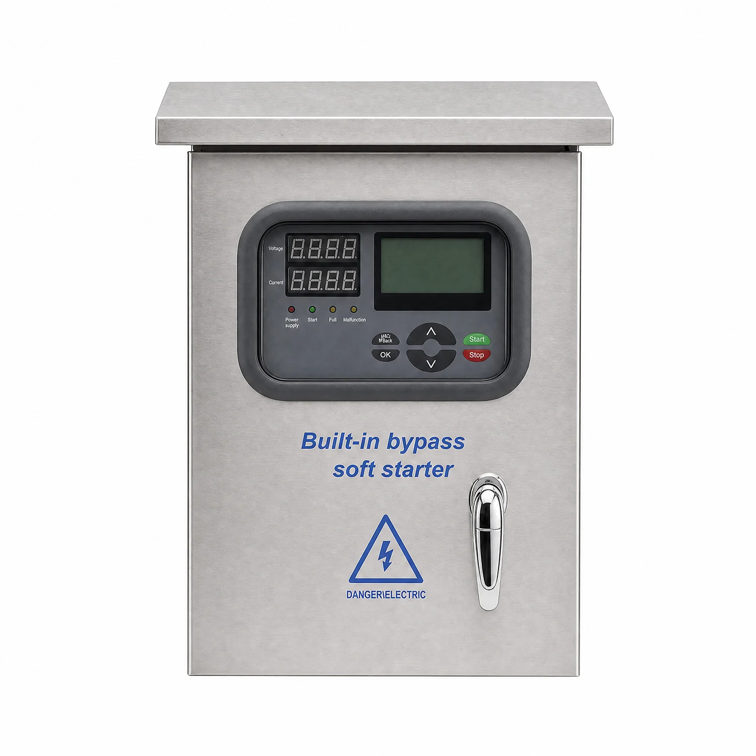 NR1000 Built-in Bypass Electronic Soft Starter Cabinet (Stainless Steel)