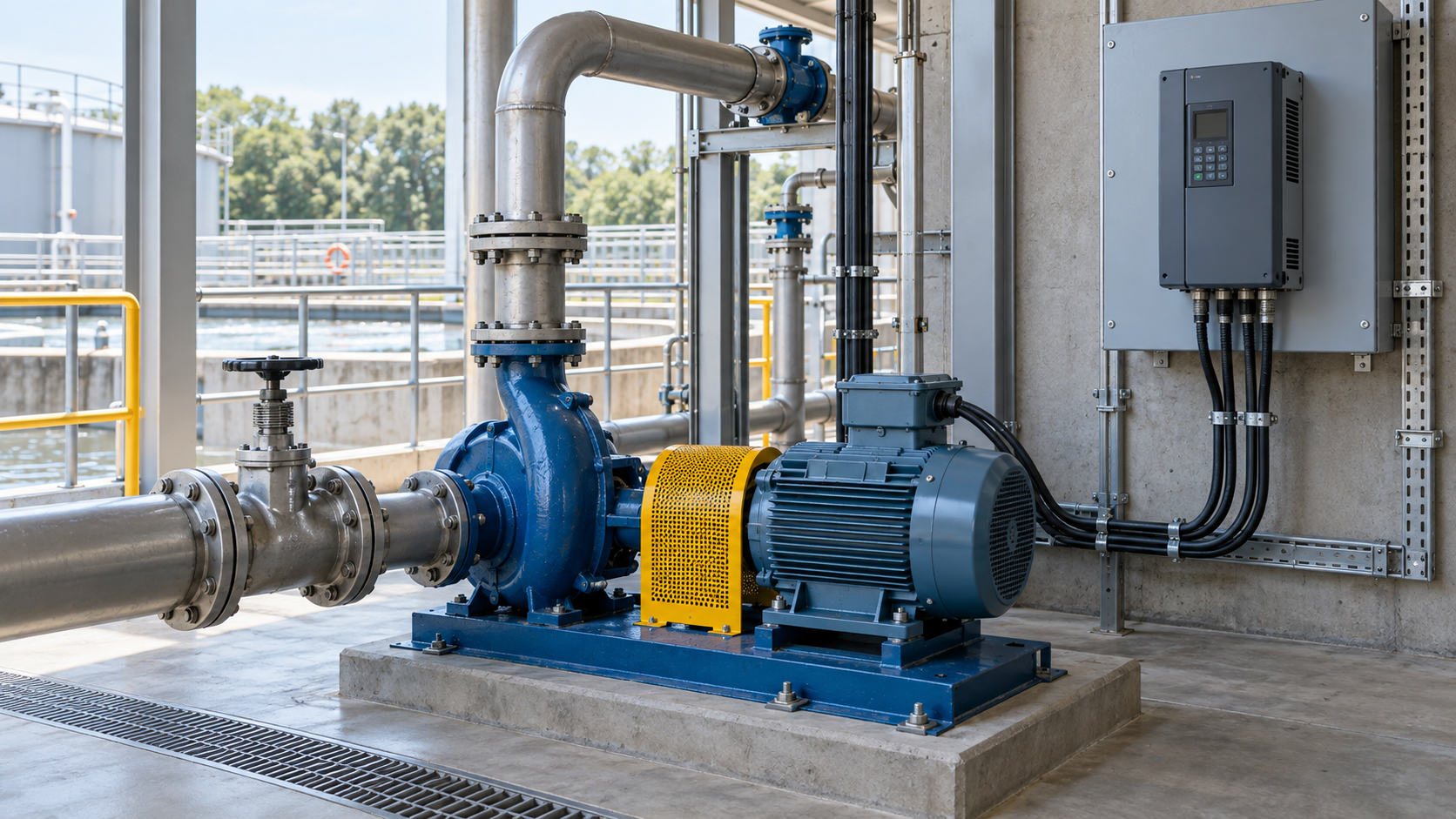 Variable speed drive replacement applied to an industrial motor system