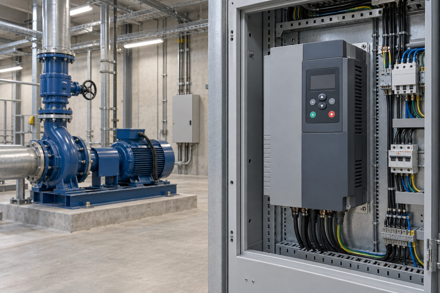 What does a VFD motor controller do?