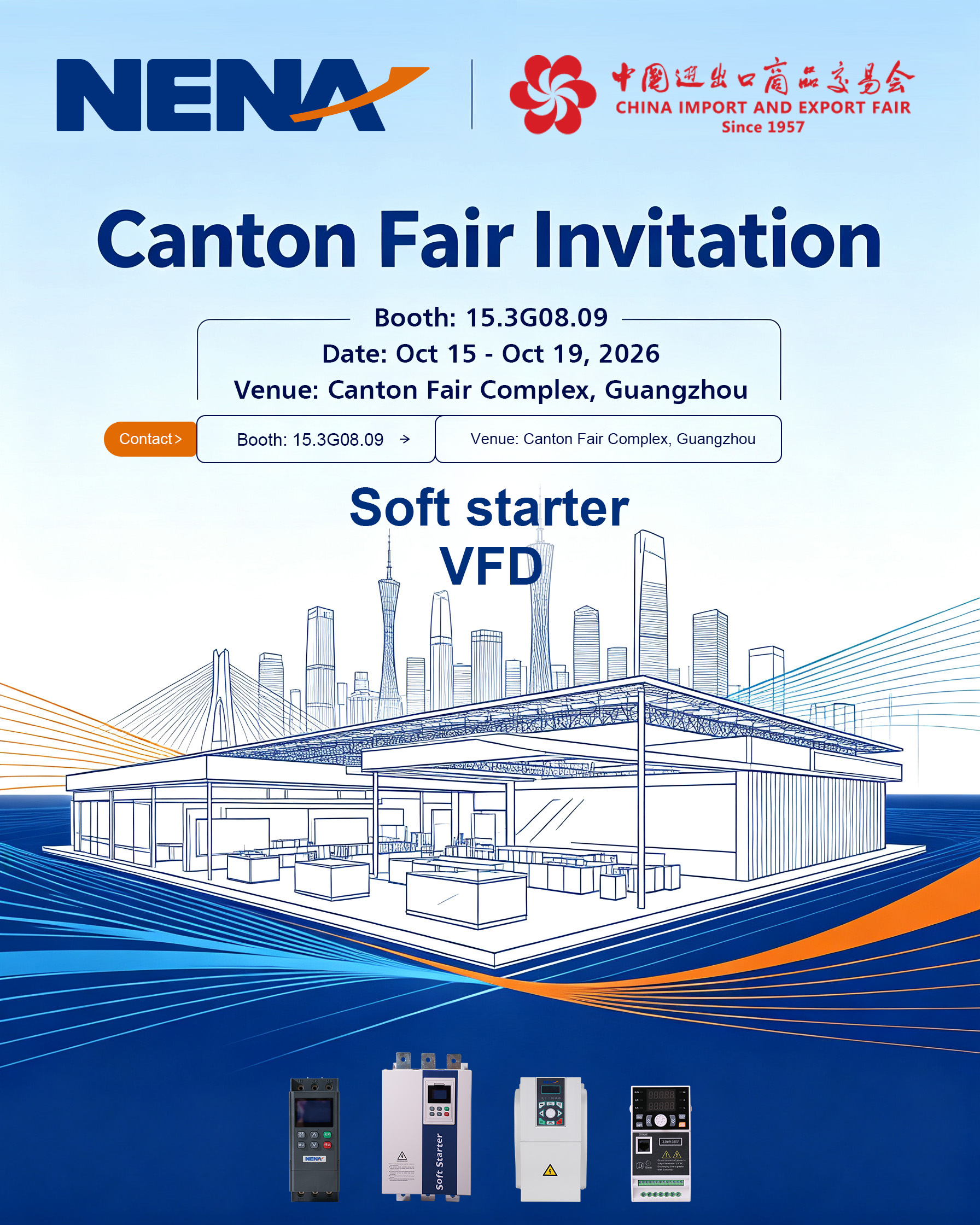 Meet NENA at Canton Fair 2026 in Guangzhou