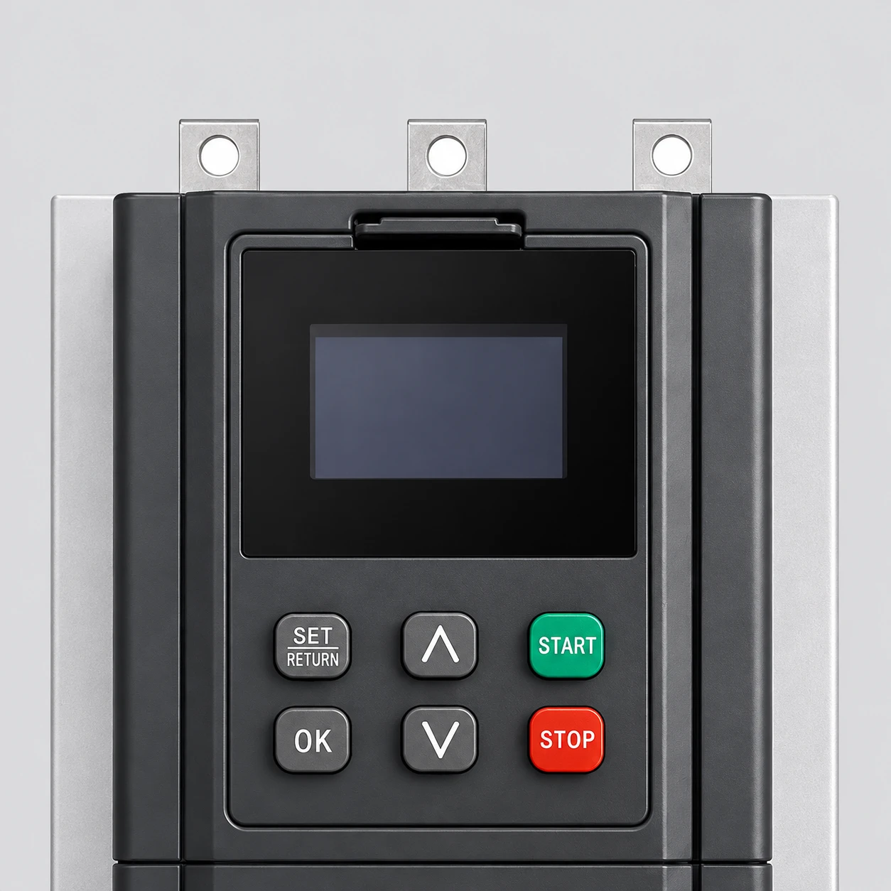 Original NENA soft starter display and six-button keypad